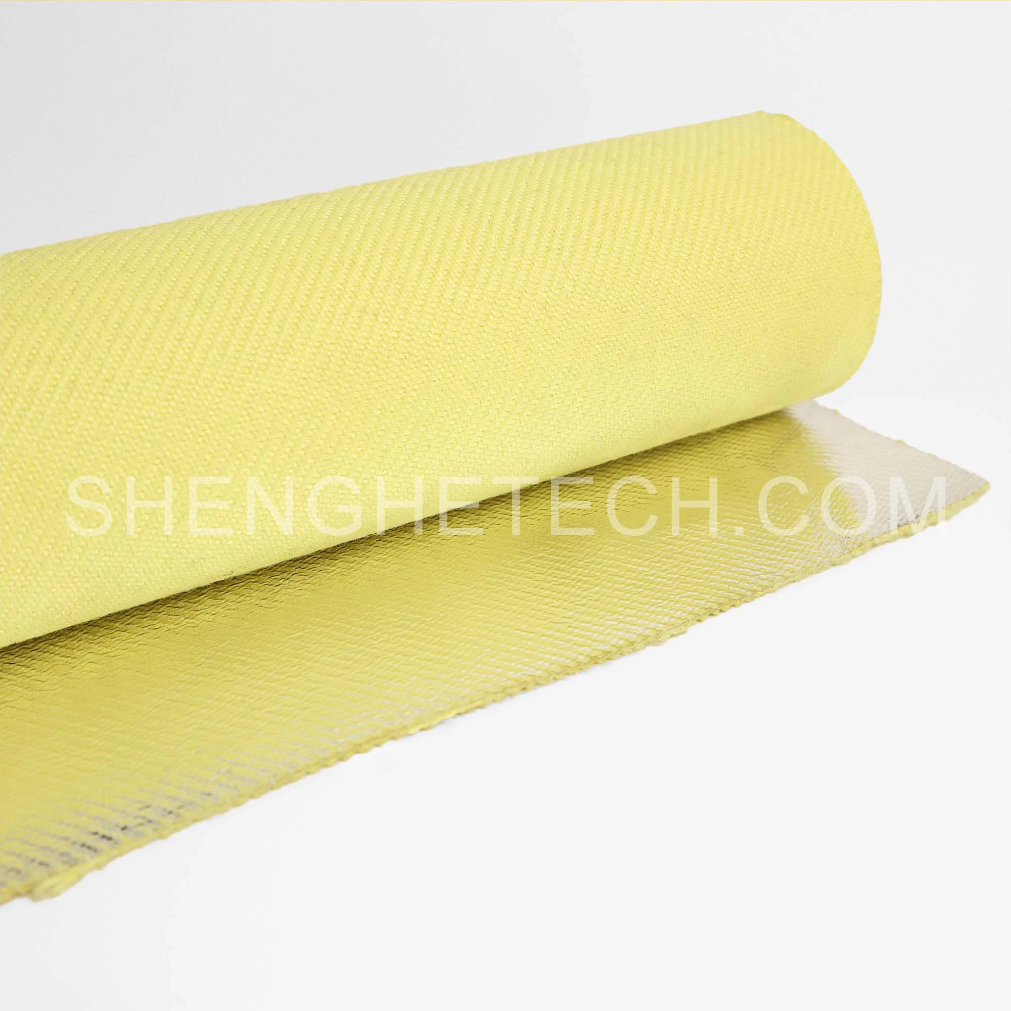 Aluminized aramid fabrics