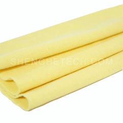 Knitted para aramid fabric