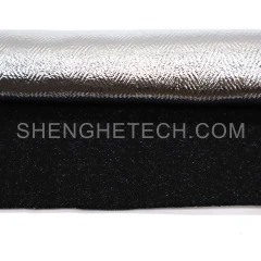 Aluminized Pre-oxidized and fiberglass fabric,Aluminized Pre-oxidized and fiberglass fabric