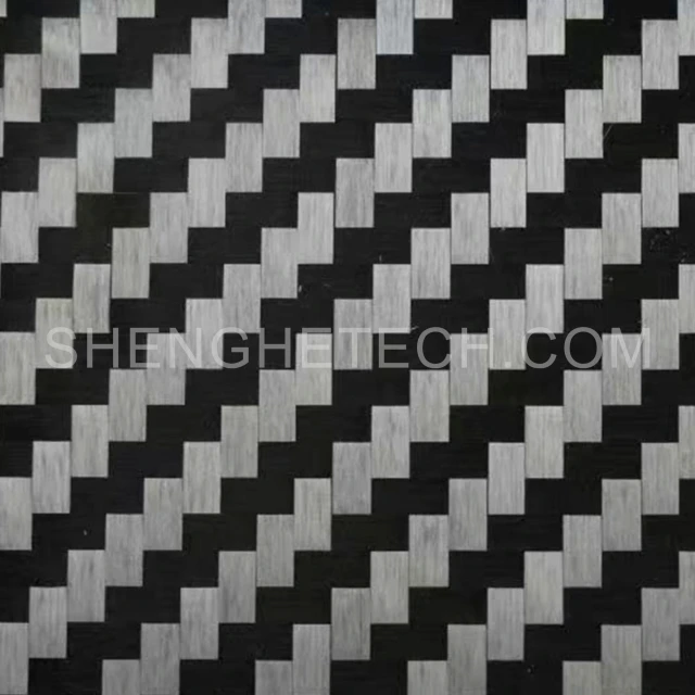 Spread tow carbon fabric